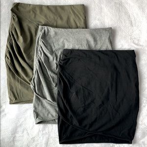 Set of 3 Bodycon Mini Skirts